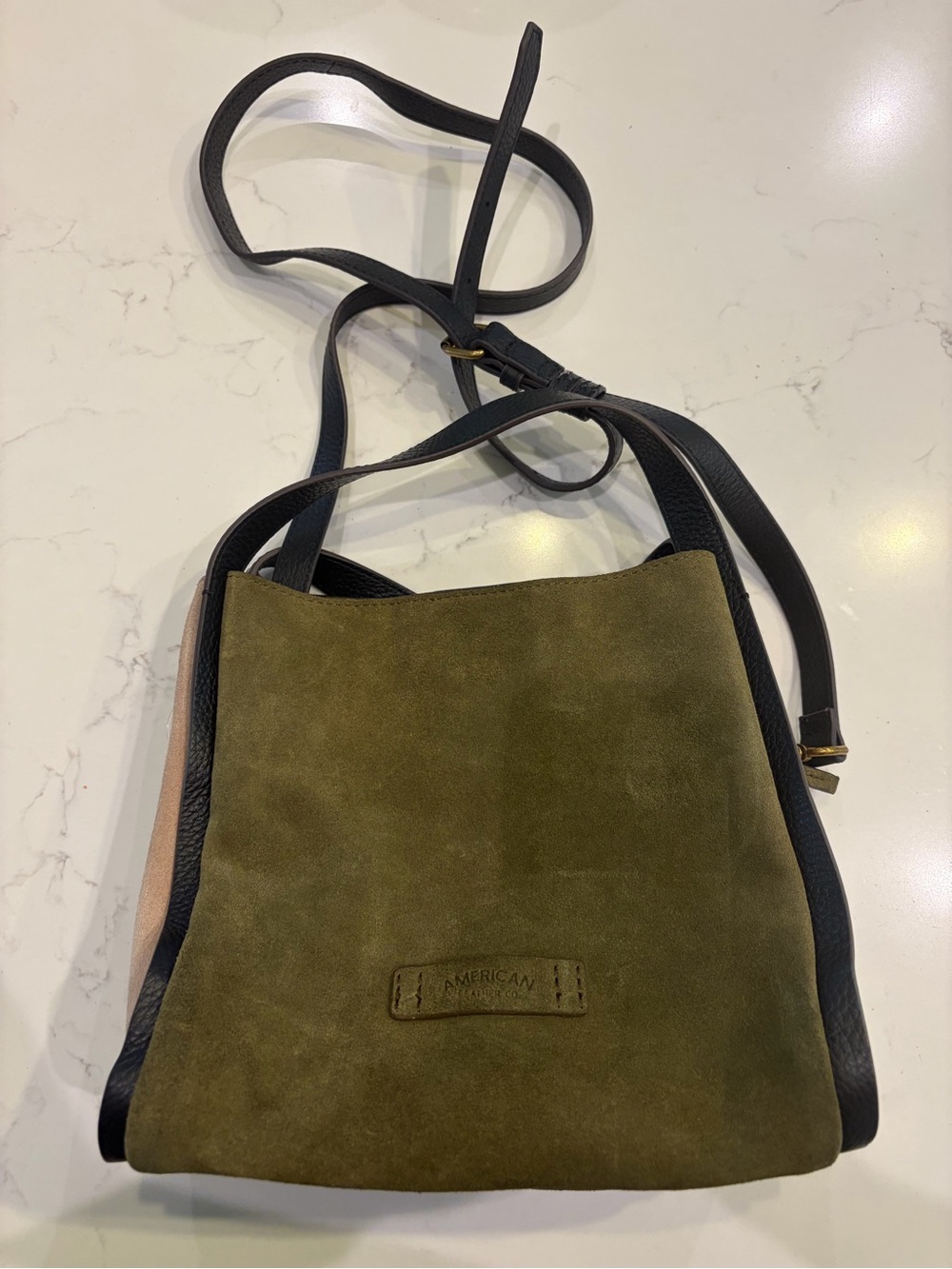 American leather co Olive Green purse